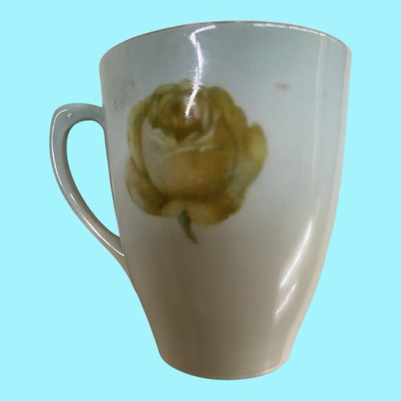 Z.S. & Co Bavaria 4 Vintage Chocolate Or Demitasse Cups And Saucers Yellow Roses - Picture 9 of 12